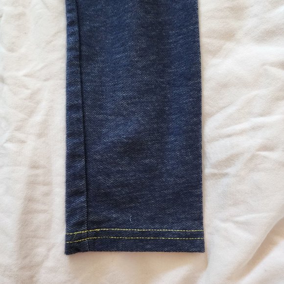 Old Navy Girls Leggings Denim Look Size 14 - Picture 2 of 4